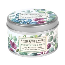 Bougie parfumée 113g en boîte métal - Eucalyptus & Mint