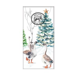 Paquet de 10 mouchoirs en papier - Christmas Snow
