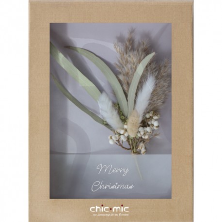 Flowers gift box Merry Christmas - Chic Mic 