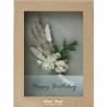 Coffret fleurs séchées Happy Birthday - Chic Mic*