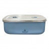 Lunchbox 500ml (acier inoxydable) Steel Blue - Bioloco Sky*
