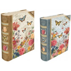 Set de 3 boîtes livres gigognes GM - Ivory Butterfly