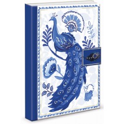 Carnet de notes GM avec broche - Azure Peacock 