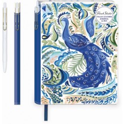 Carnet de notes & stylo (azure peacock) - Azure Peacock 