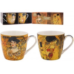 Coffret cadeau 2 tasses déjeuner en porcelaine - Gustav Klimt
