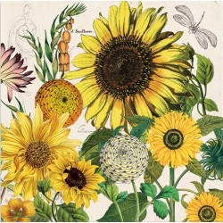 Cocktail napkin - Sunflowers