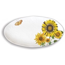 Plat ovale en mélamine - Sunflower
