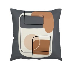 Organic cotton pillow Abstract Shape  - Chic Mic