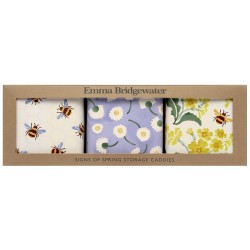 Set de 3 boîtes carrées en métal - Signs of spring - Emma Bridgewater
