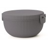 Set repas complet (en P.L.A.) Dark Grey - Bioloco Plant Deluxe