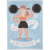 Torchon en coton biologique 50x70 cm Amazing Girl - Chic Mic*