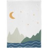 Torchon en coton biologique 50x70 cm Moon Montains - Chic Mic*