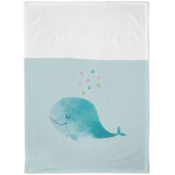 100% organic cotton tea towel Happy Whale of Chic Mic