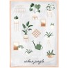 Torchon en coton biologique 50x70 cm Urban Jungle - Chic Mic*