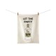Organic Kitchen Towel Let the Party be Gin - Chic Mic