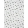Torchon en coton biologique 50x70 cm Elegant Leaves - Chic Mic