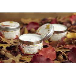 Travel candle - Fall Leaves & Flowers