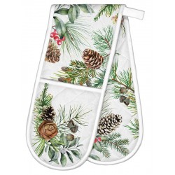Double oven glove - White Spruce