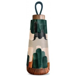 Gourde isotherme 350ml Abstract Earth - Bioloco Loop Mini