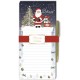 List pad with pen - Winter Santa