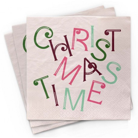 Bamboo Napkin 33x33 cm Christmas Time - Chic Mic