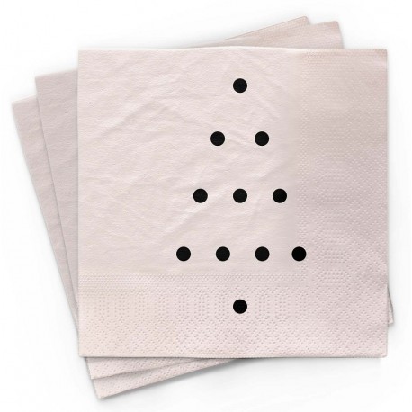 Bamboo Napkin 33x33 cm Dots - Chic Mic