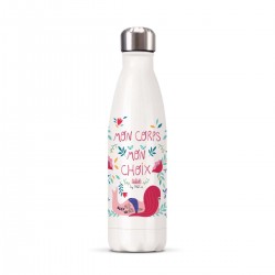 Gourde isotherme 500ml - Mon corps mon choix
