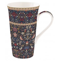 Coffret mug géant (600 ml) en porcelaine - Chintz floral