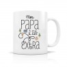 Mug ceramic 350ml - Mon Papa à moi il est extra