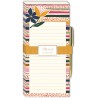 List pad with pen (flower stripe) -Modern Mom 