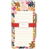 Bloc shopping magnétique & stylo - Modern Mom (floral)*