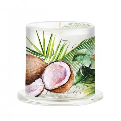 Bougie Parfumée 164 g sous cloche - Coconut Palm