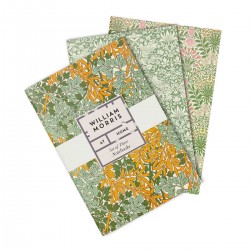 Set of 3 A5 Noteboks - W. Morris Useful & Beautiful