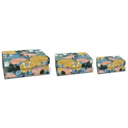 Set de 3 boîtes rectangulaires gigognes Broche PM - Spring Garden