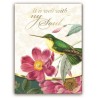 Pocket notepad - "My Soul" Hummingbird