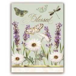 Pocket notepad - "Blessed" Lavender