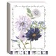 Pocket carnet de notes aimanté - Notable Floral (blue dahlia)