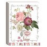Pocket carnet de notes aimanté - Notable Floral (rose)