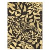 Pocket carnet de notes aimanté - Golden Botanicals (black butterfly)