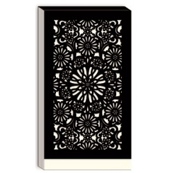 Long notepad (black lace)- Luxe Lace