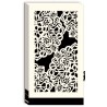 Pocket carnet notes long aimanté - Luxe Lace (cream lace)*