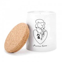 Bougie parfumée en céramique 180gr - Mama love