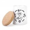 Bougie parfumée XL 250gr en céramique - Aime comme maman
