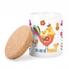 Bougie parfumée XL 250gr en céramique - Maman poule