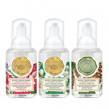 Set de 3 savons moussants 140 ml - Christmas/Winter Blooms/W.Spruce