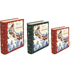 Set de 3 boîtes livres gigognes GM Noel - New Christmas Stories