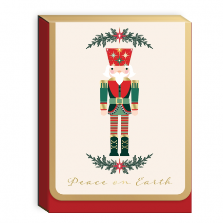 Pocket carnet de notes aimanté Noël - Nutcracker