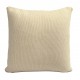 Coussin 50x50cm 100% coton tricoté Coconut Milk - Chic Mic