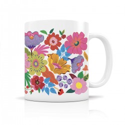 Mug céramique 350ml - Forêt florale (fleurs)