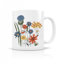 Mug ceramic 350ml - Fleurs des champs